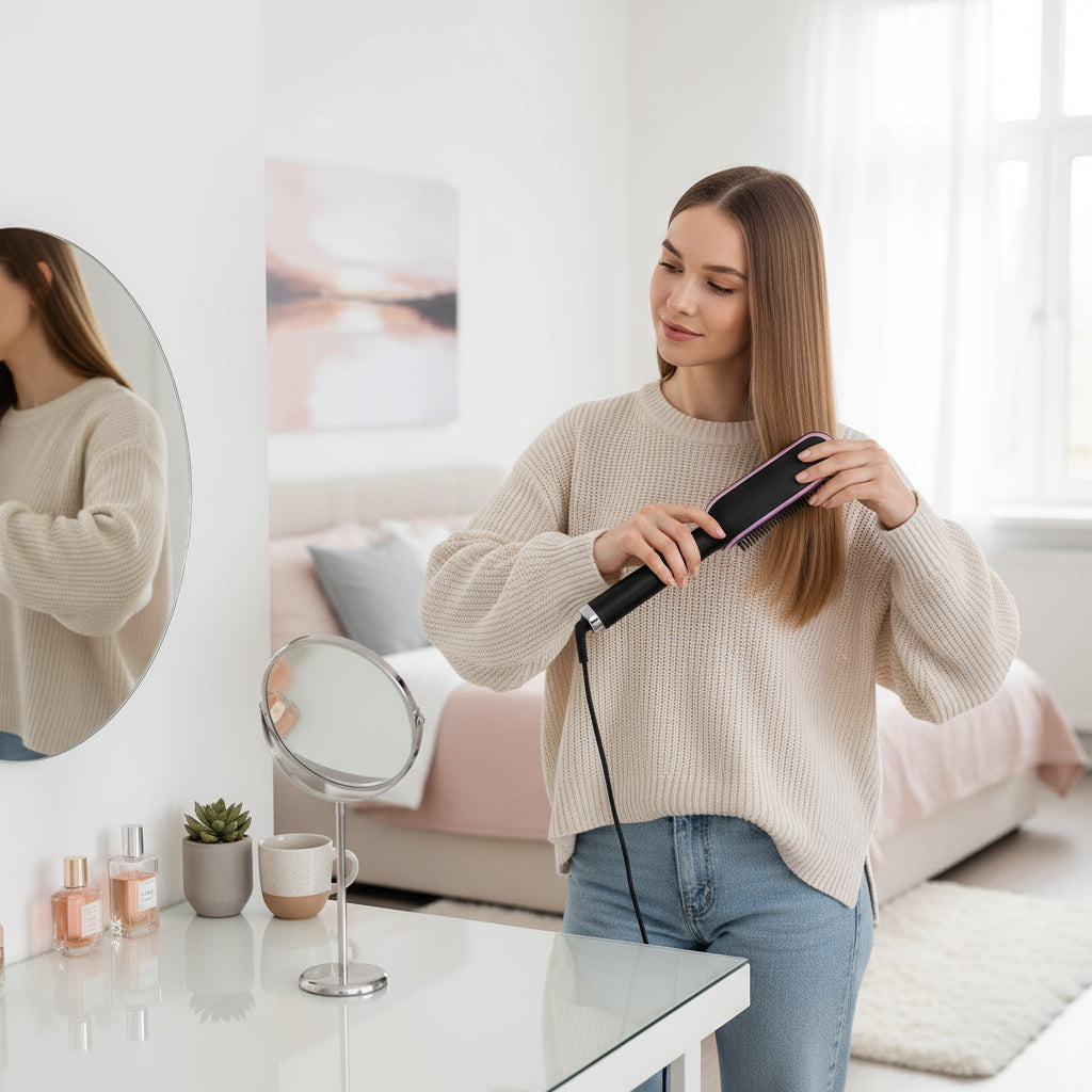 Cepillo alaciador plano